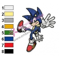 Sonic Embroidery Design 10